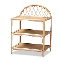 Redell Wood 3-Shelf Standard Bookshelf