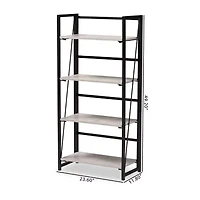 Lakota 4-Shelf Standard Bookshelf