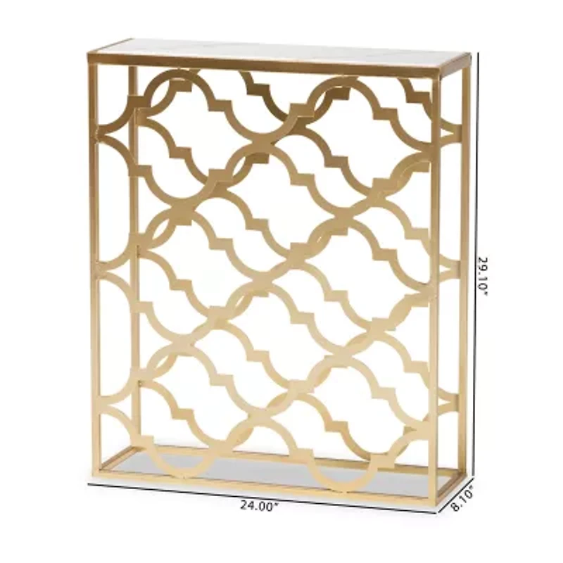 Calanthe Metal Console Table