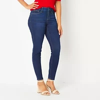 Bold Elements Womens Mid Rise Skinny Fit Jean
