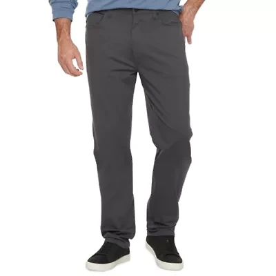 Stylus Mens Big and Tall Straight Fit Flat Front Pants