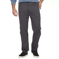 Stylus Mens Big and Tall Straight Fit Flat Front Pants