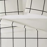 Truly Soft Kurt Windowpane Duvet Cover Set