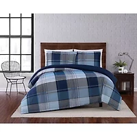 Truly Soft Trey Plaid Duvet Cover Set