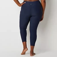 Xersion EverContour Plus Womens High Rise 7/8 Ankle Legging