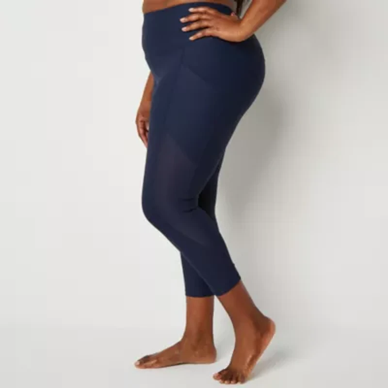 Xersion EverContour Plus Womens High Rise 7/8 Ankle Legging