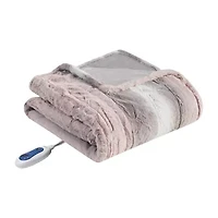Beautyrest Marselle Heated Automatic Shut Off Washable Midweight Throw