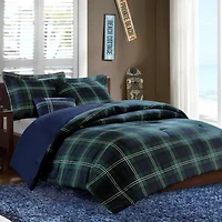 Intelligent Design Cameron Plaid Comforter Set with Decorative Pillow