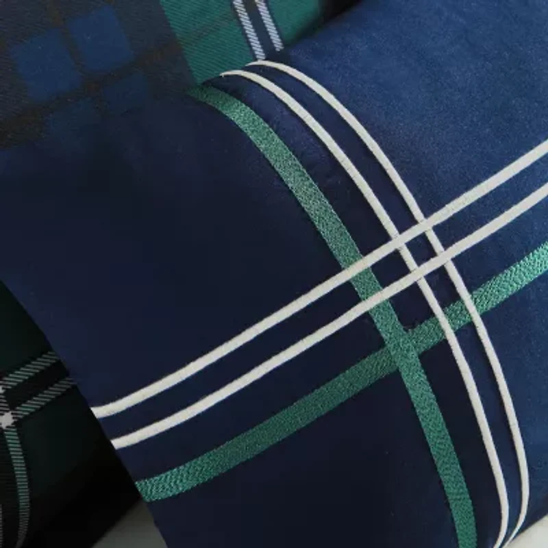 Intelligent Design Cameron Plaid Comforter Set with Decorative Pillow