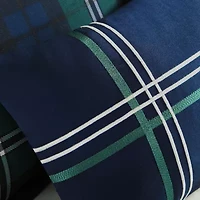 Intelligent Design Cameron Plaid Comforter Set with Decorative Pillow
