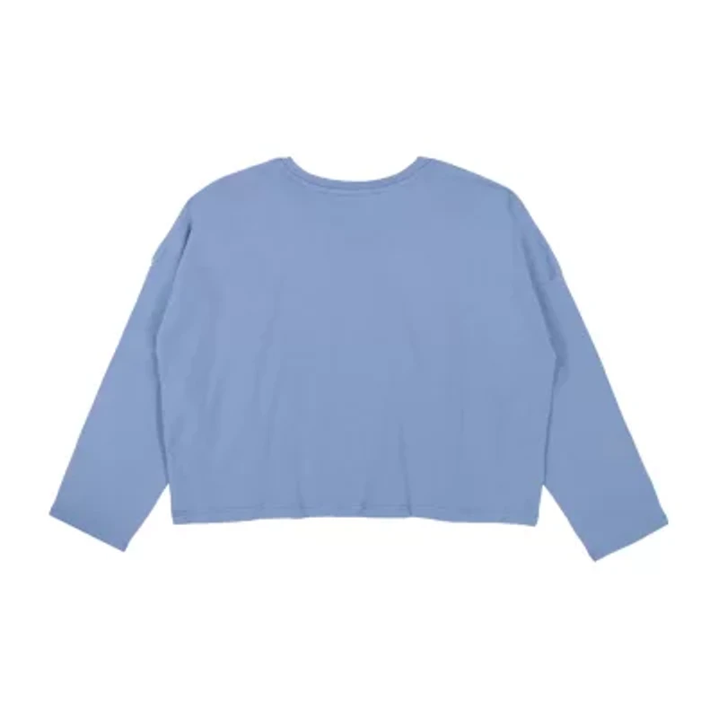 Roxy Big Kid Girls Crew Neck Long Sleeve Modern Fit Graphic T-Shirt