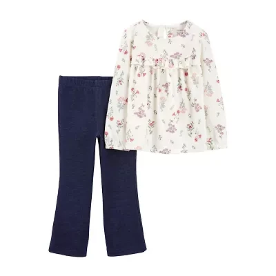 Carter's Baby Girls 2-pc. Pant Set