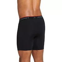 Jockey Chafe Proof Microfiber Mens 3 Pack Boxer Briefs 9251-004