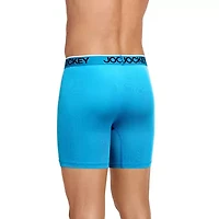 Jockey Chafe Proof Microfiber Mens 3 Pack Boxer Briefs 9251-004