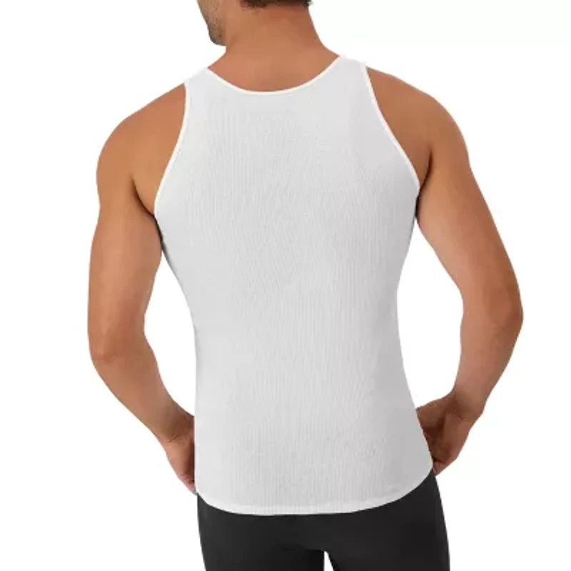 Hanes Comfortsoft Mens Sleeveless 4 Pack Tank