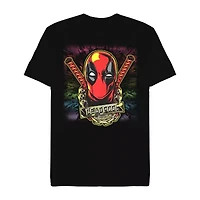 Mens Short Sleeve Deadpool Graphic T-Shirt