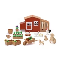 New Ray Chicken N Gardening Play Set Garden Toy
