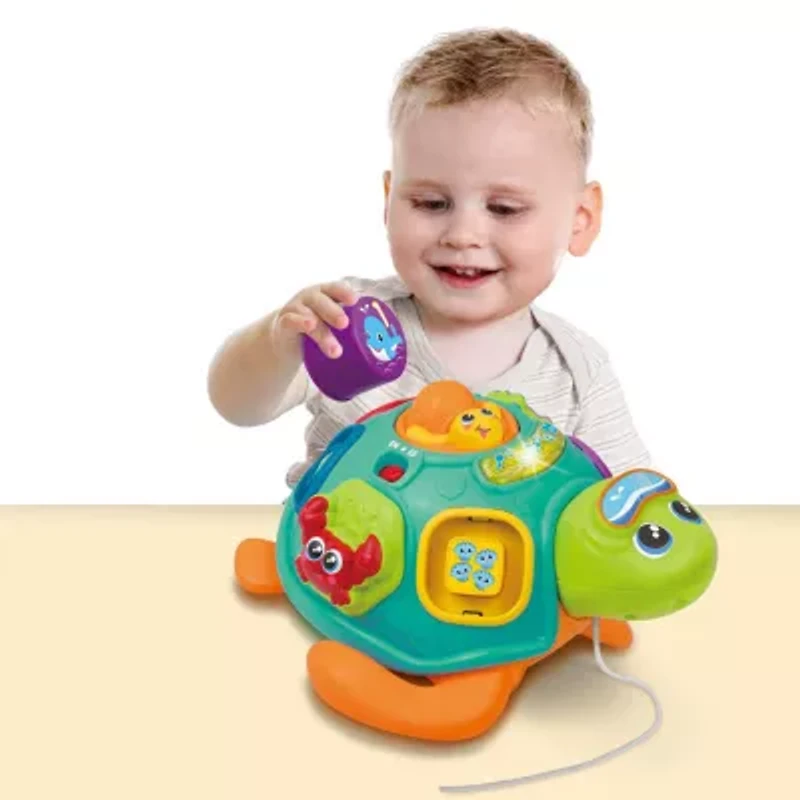 Winfun Pull Along Sort N Learn Turtle Interactive Toy