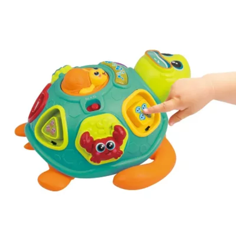Winfun Pull Along Sort N Learn Turtle Interactive Toy
