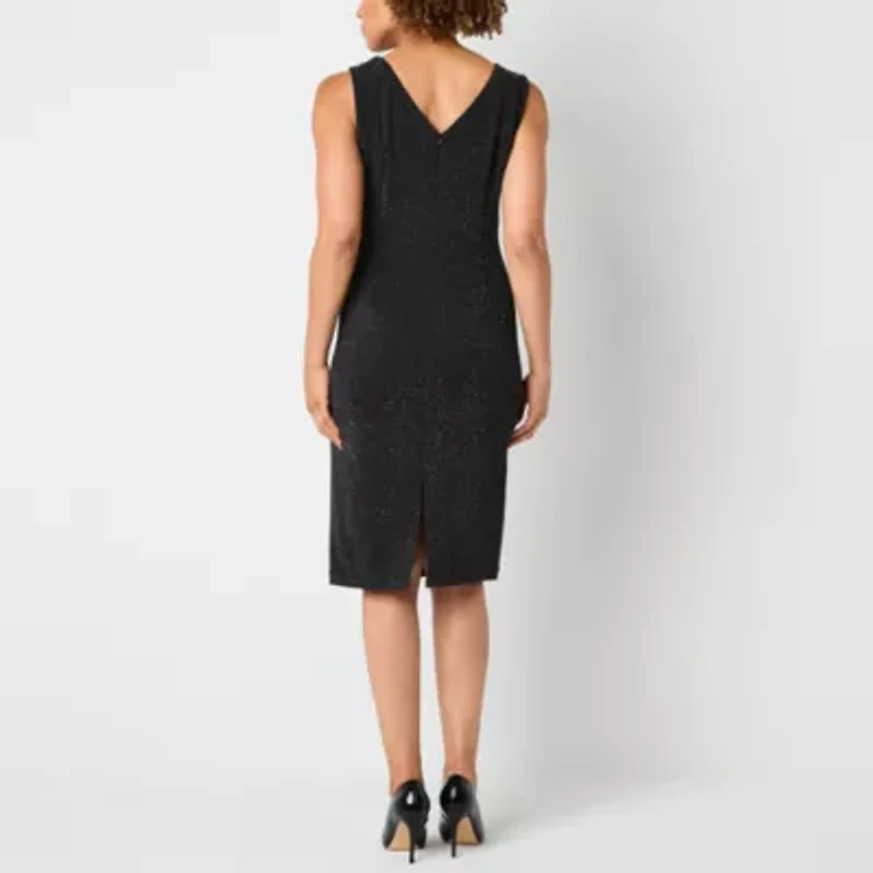 Brianna Milay Glitter Womens Jacket Dress