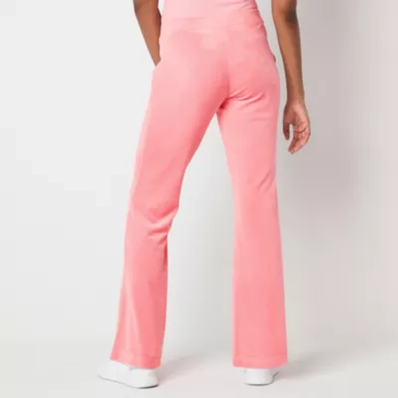 Juicy By Couture Womens Flare Mid Rise Juniors Track Pant