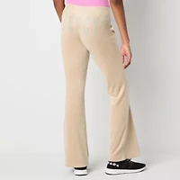 Juicy By Juicy Couture Womens Flare Mid Rise Juniors Track Pant