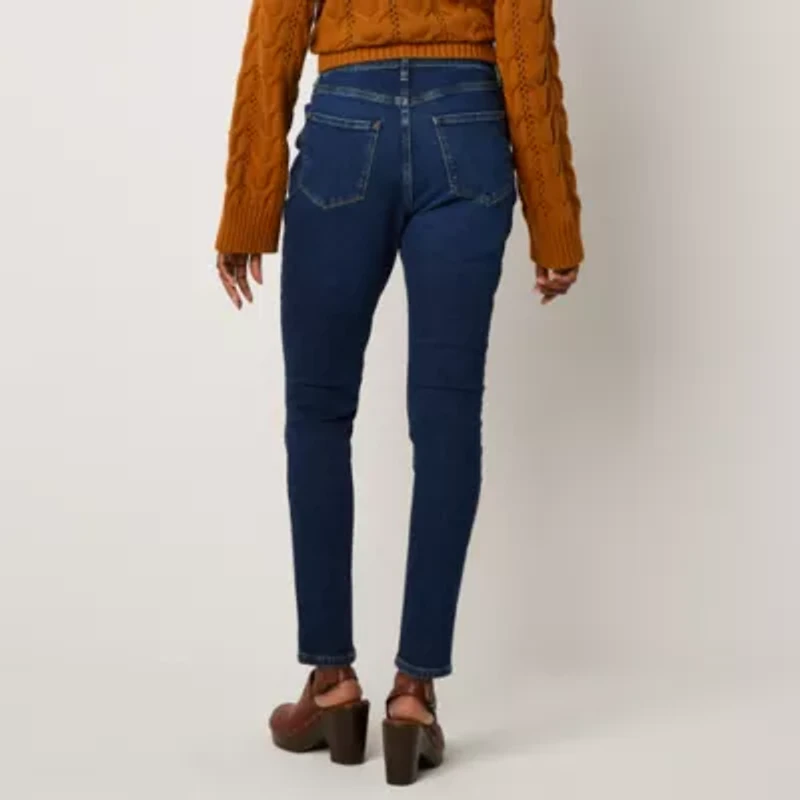 a.n.a Womens High Rise Curvy Skinny Fit Jean