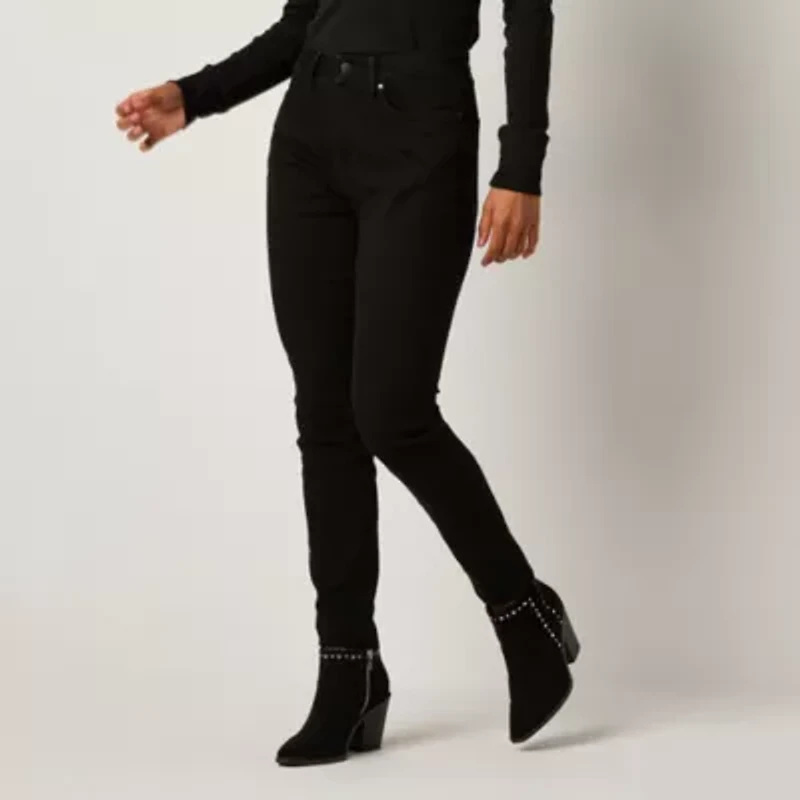 a.n.a Womens High Rise Curvy Skinny Fit Jean