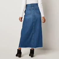 a.n.a Soft Drape Womens High Rise Maxi Skirt