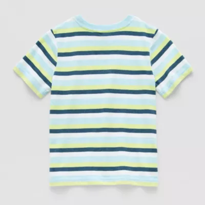 Okie Dokie Toddler & Little Boys Crew Neck Short Sleeve T-Shirt