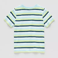 Okie Dokie Toddler & Little Boys Crew Neck Short Sleeve T-Shirt