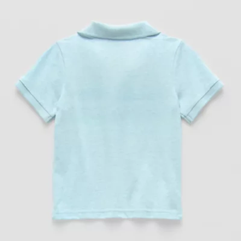 Okie Dokie Toddler & Little Boys Short Sleeve Regular Fit Polo Shirt