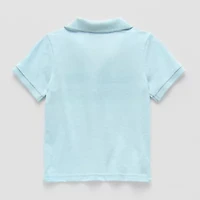 Okie Dokie Toddler & Little Boys Short Sleeve Regular Fit Polo Shirt