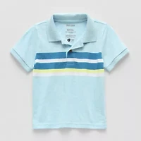 Okie Dokie Toddler & Little Boys Short Sleeve Regular Fit Polo Shirt