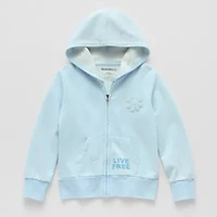 Thereabouts Little & Big Kid Girls Long Sleeve Fleece Zipper Hoodie