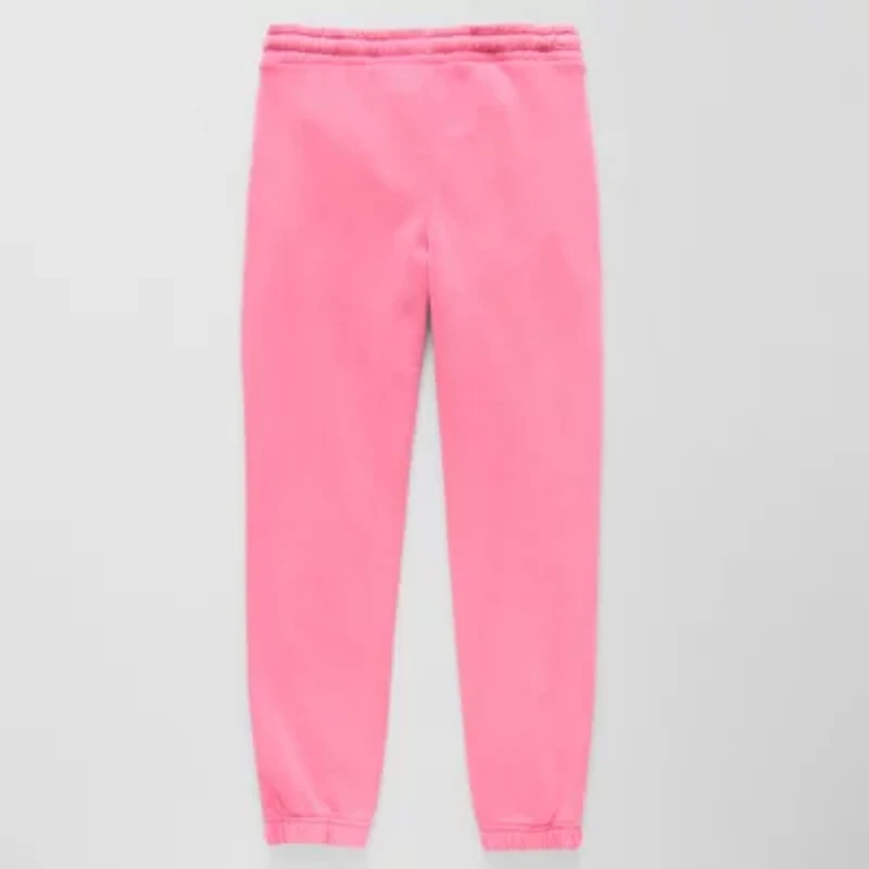 Thereabouts Little & Big Kid Girls Cuffed Regular Fit Fleece Jogger Pant