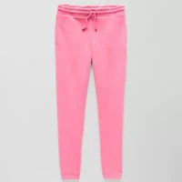 Thereabouts Little & Big Kid Girls Cuffed Regular Fit Fleece Jogger Pant