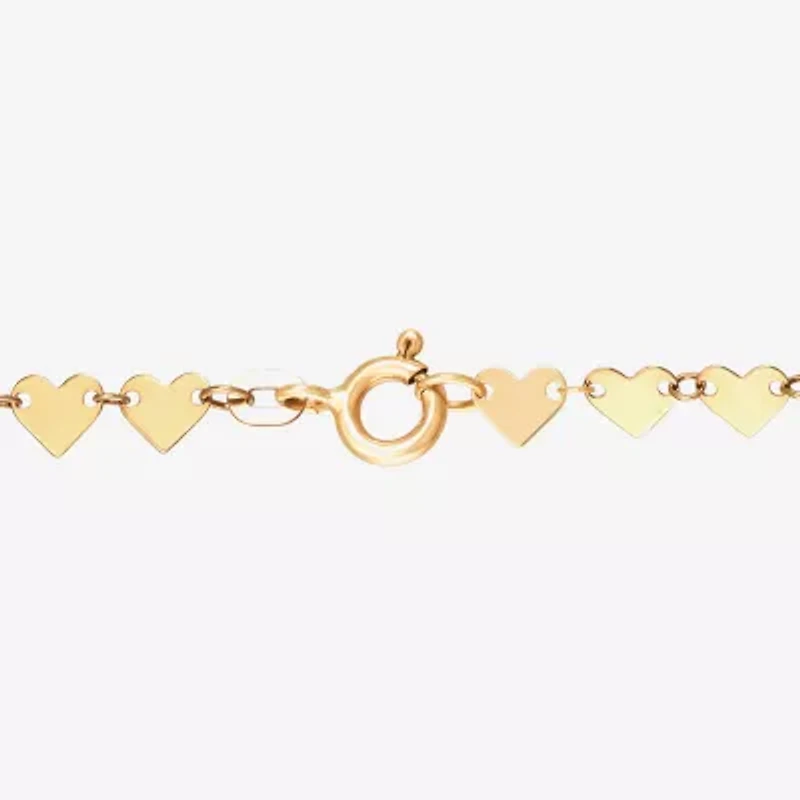 Made in Italy Womens 14K Gold 18 Inch Link Necklace