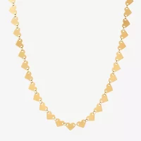 Made in Italy Womens 14K Gold 18 Inch Link Necklace