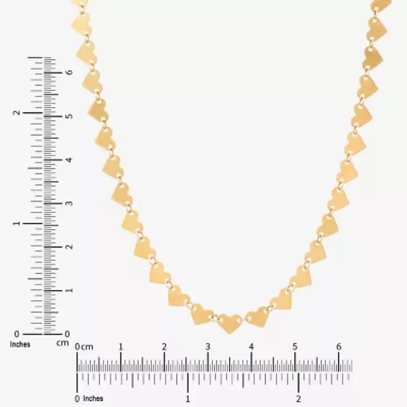 Made in Italy Womens 14K Gold 18 Inch Link Necklace