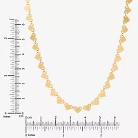 Made in Italy Womens 14K Gold 18 Inch Link Necklace