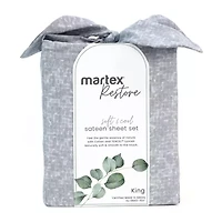 Martex Restore Echo Sheet Set 300tc Wrinkle Resistant Temperature Regulating