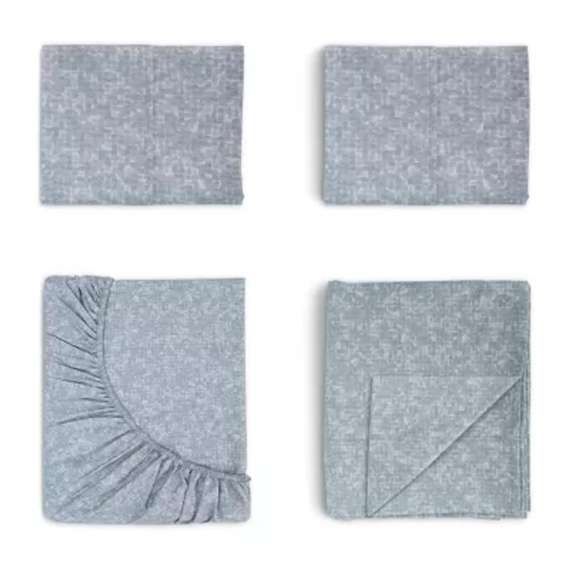 Martex Restore Echo Sheet Set 300tc Wrinkle Resistant Temperature Regulating