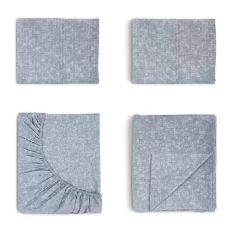 Martex Restore Echo Sheet Set 300tc Wrinkle Resistant Temperature Regulating