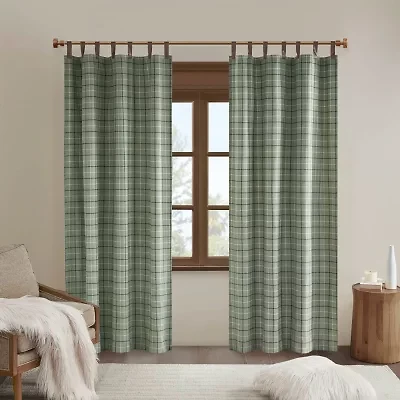 Madison Park Salford Tab Top Light-Filtering Single Curtain Panel
