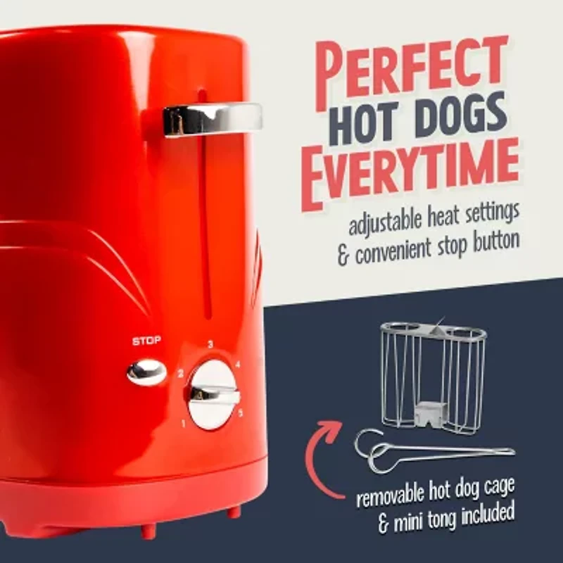 Nostalgia Retro Hot Dog Toaster