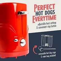 Nostalgia Retro Hot Dog Toaster