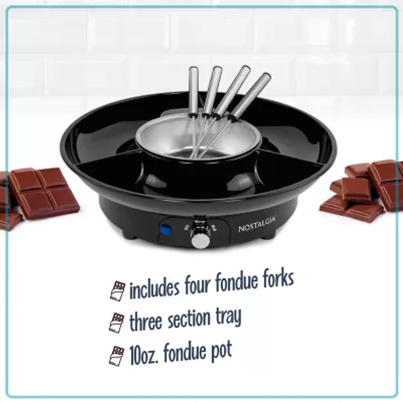 Nostalgia Deluxe Fondue Party Set