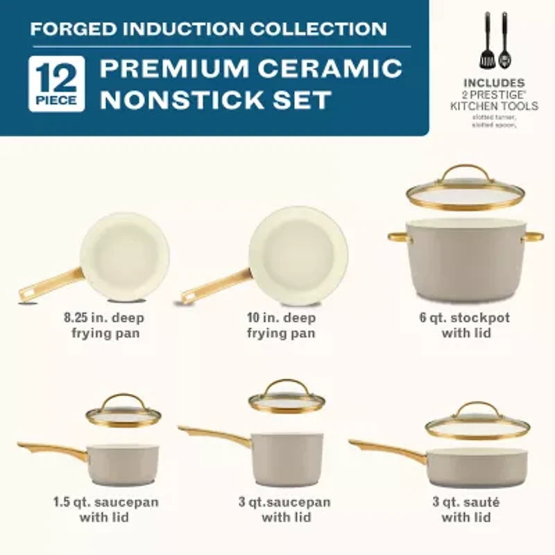Farberware Forged Induction Ceramic 12-pc. Cookware Set