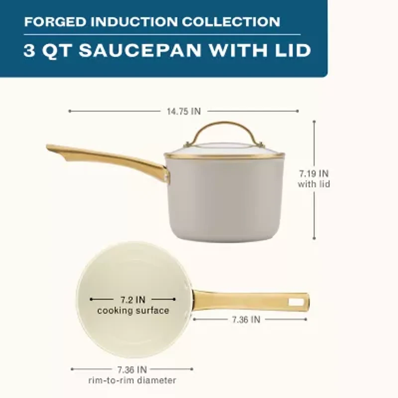 Farberware Forged Induction Ceramic 3-qt. Sauce Pan